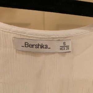 White Bershka tank top